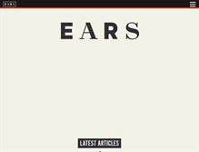 Tablet Screenshot of ears.asia